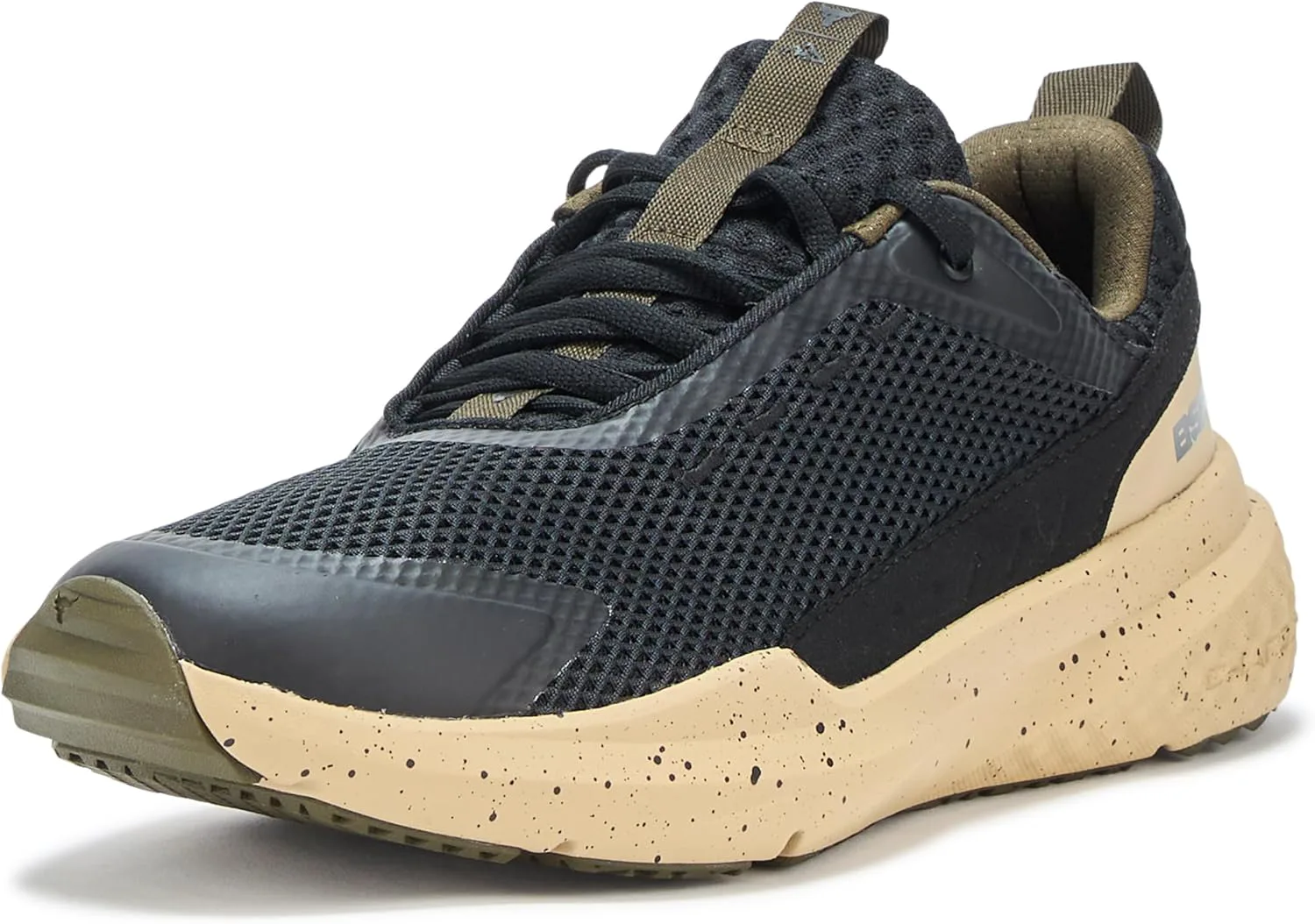 Мужские тренировочные кроссовки Under Armour Project Rock Blood Sweat Respect 5, черный/хаки
