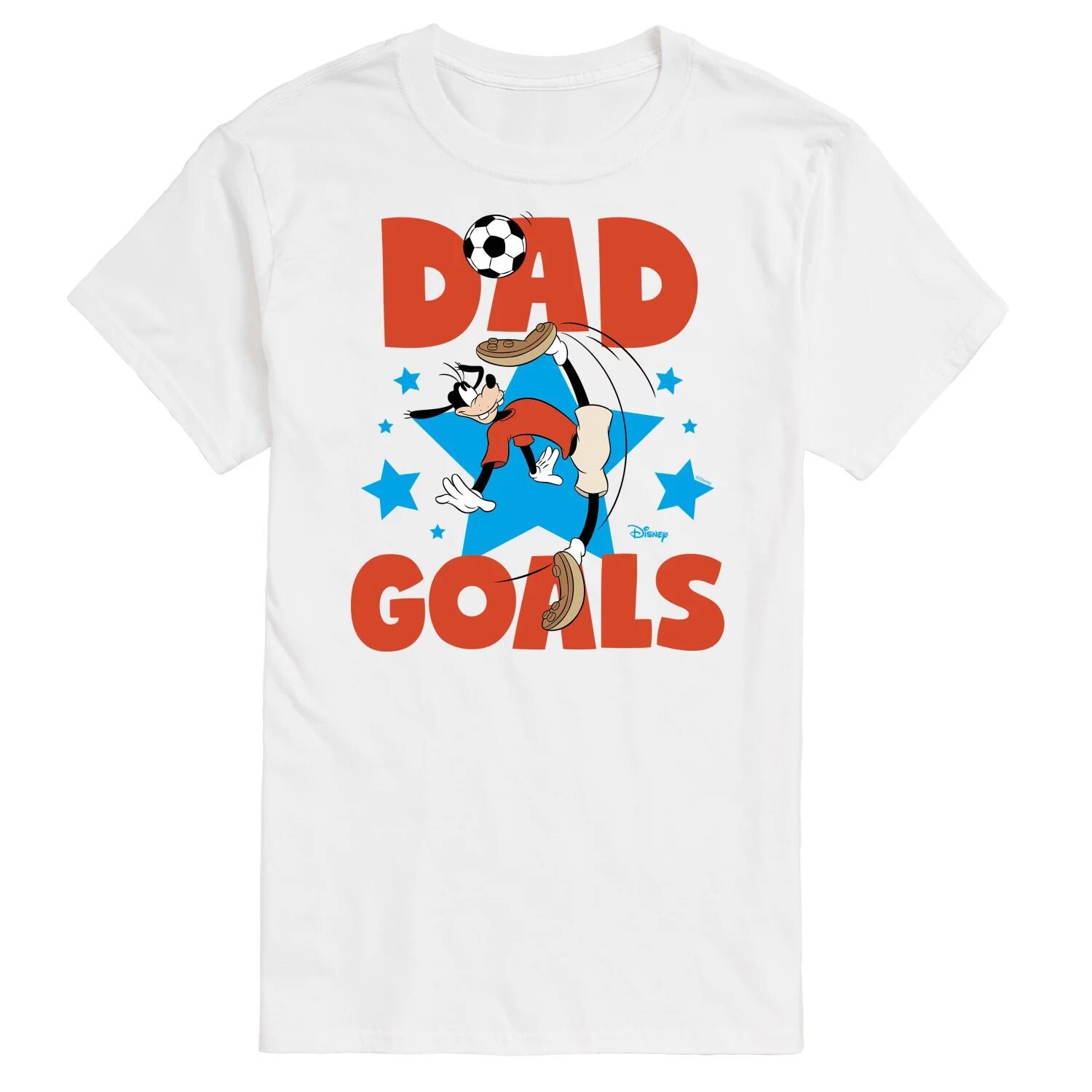 

Футболка Big & Tall Disney Goofy Dad Goals Licensed Character, белый