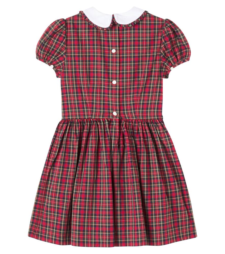 Платье из хлопка в клетку Polo Ralph Lauren Kids, 6819 Red-Green Multi — фото 3