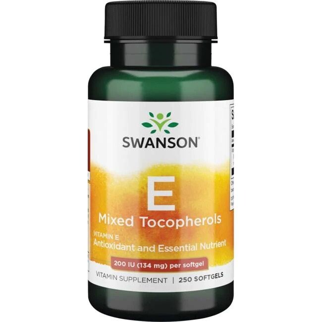 

Витамин Е в капсулах Swanson Witamina E 200 j.m., 250 шт