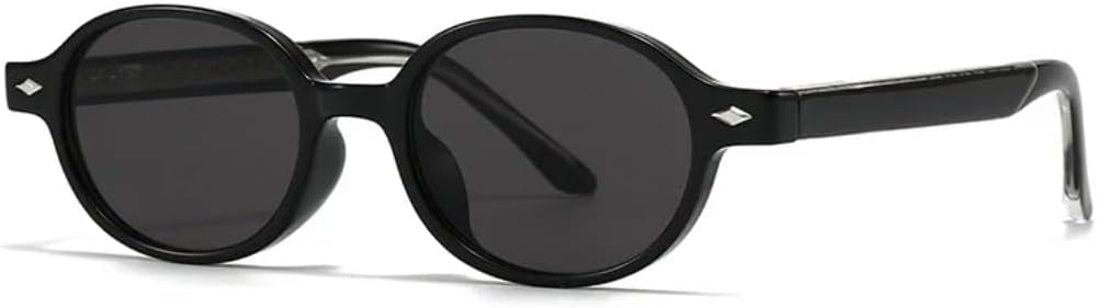 

Солнцезащитные очки с защитой UV400 | Маленькая оправа Rivet, цветные линзы | для женщин и мужчин, для занятий спортом на открытом воздухе и путешествий DSVIGF, C1 Black