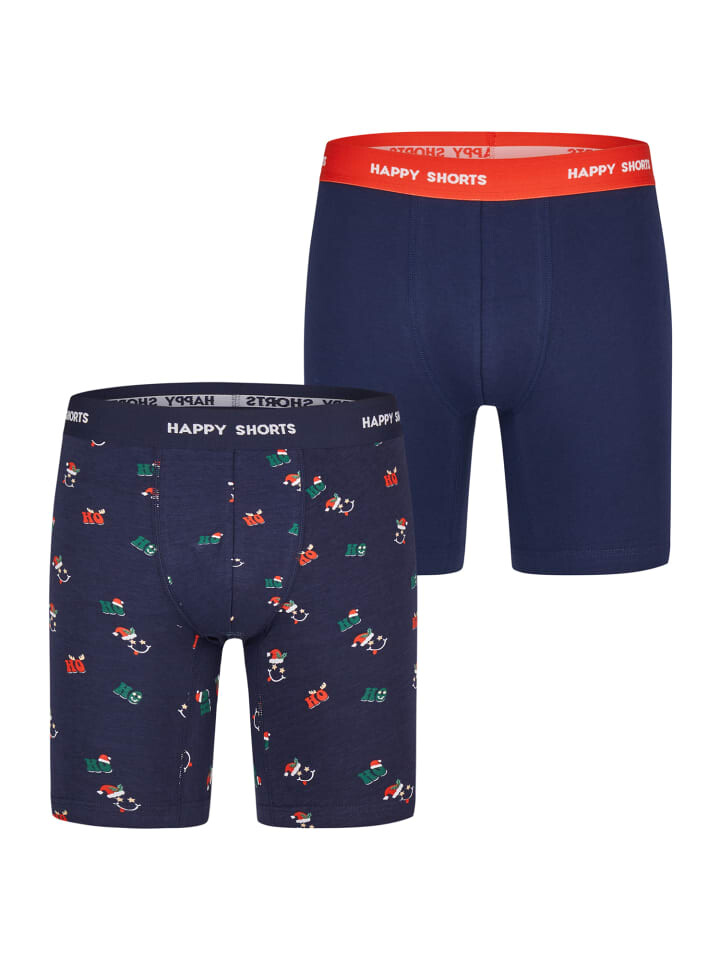 

Трусы боксеры Happy Shorts Langer Boxer XMAS Boxer Briefs, цвет HOHOHO