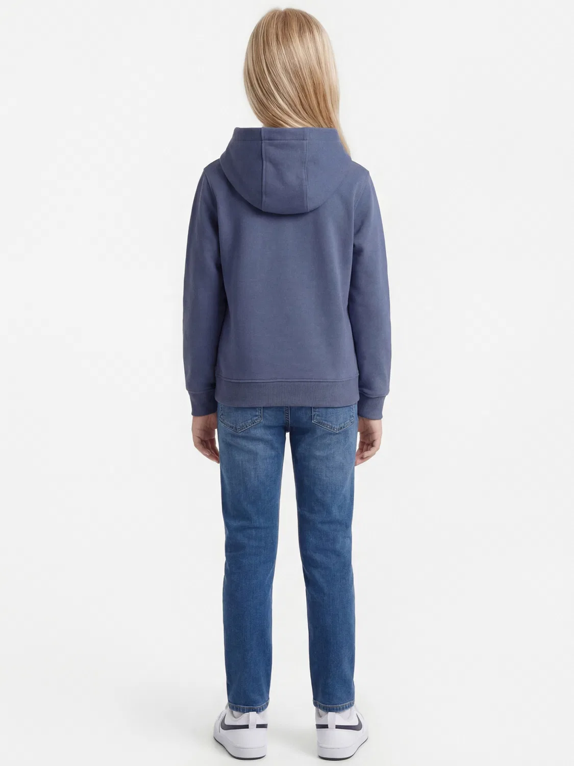 Свитшот Calvin Klein Jeans с логотипом бирюзовый, темно-синий — фото 4