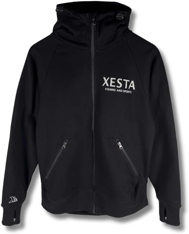 

Толстовка на молнии Xesta XESTA с флисовой подкладкой, черная, размер Medium