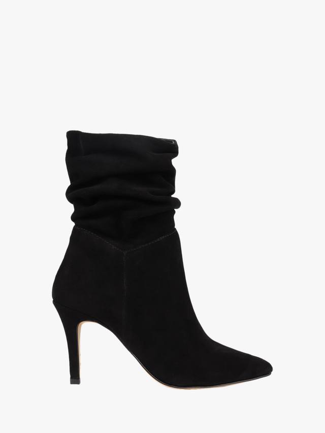 Кожаные ботинки Luisa с отделкой плиссе Jones Bootmaker, Black