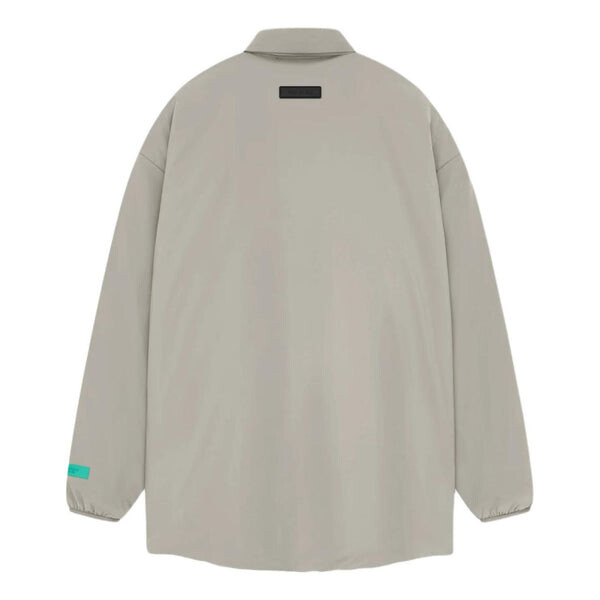 Куртка nyon filled shirt jacket 'seal' Fear Of God Essentials, серый — фото 2