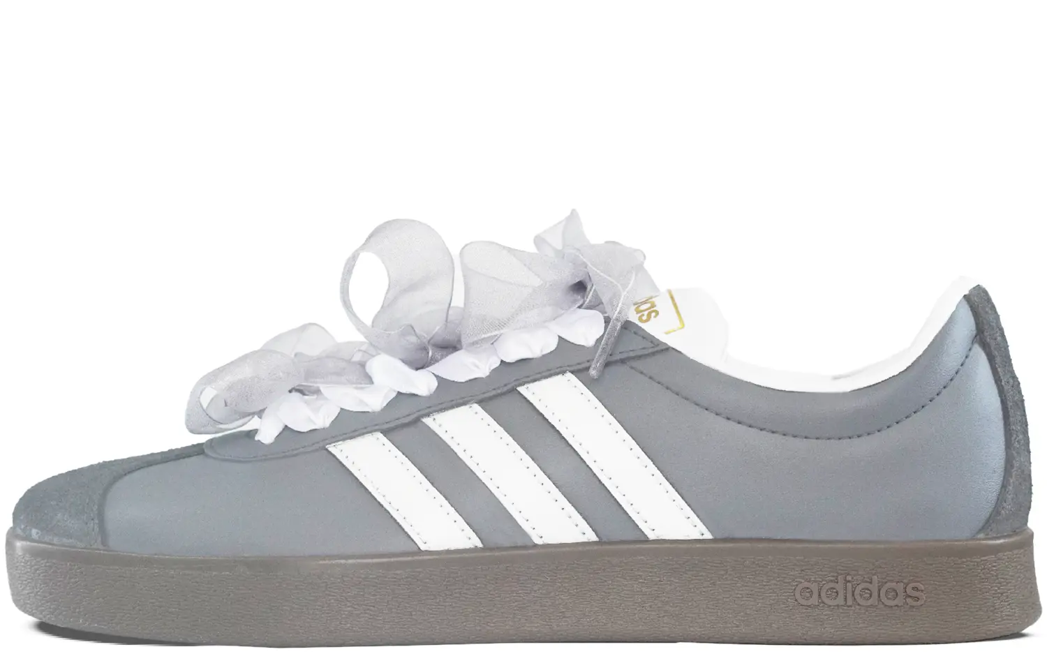 

Adidas Neo VL Court 2.0 противоскользящие низкие скейтерские кроссовки унисекс серо-белые, цвет Gray White