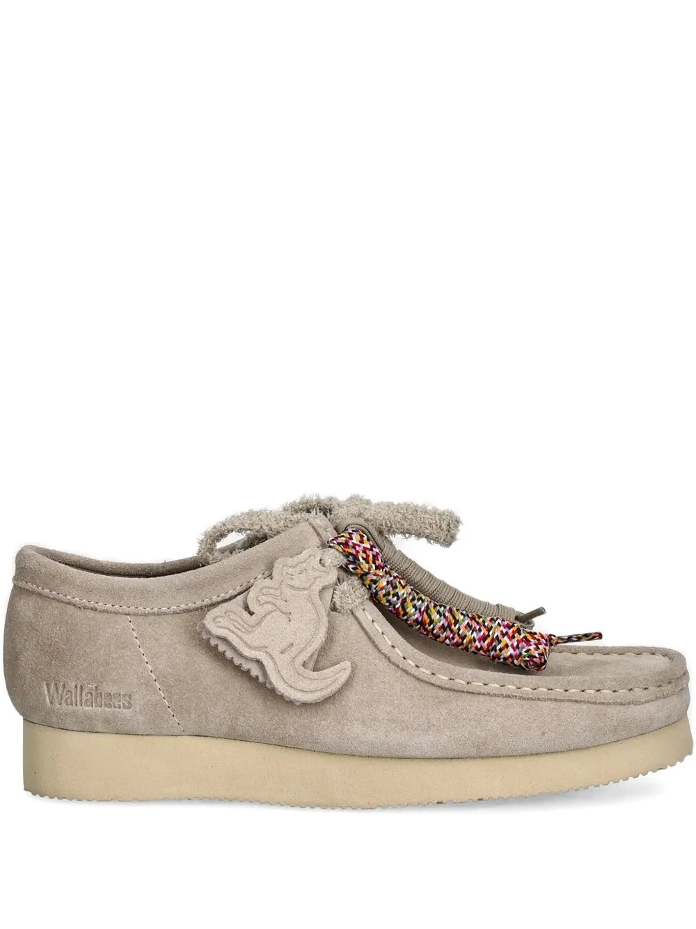

Замшевые туфли Wallabee на шнуровке Clarks Originals, нейтральный