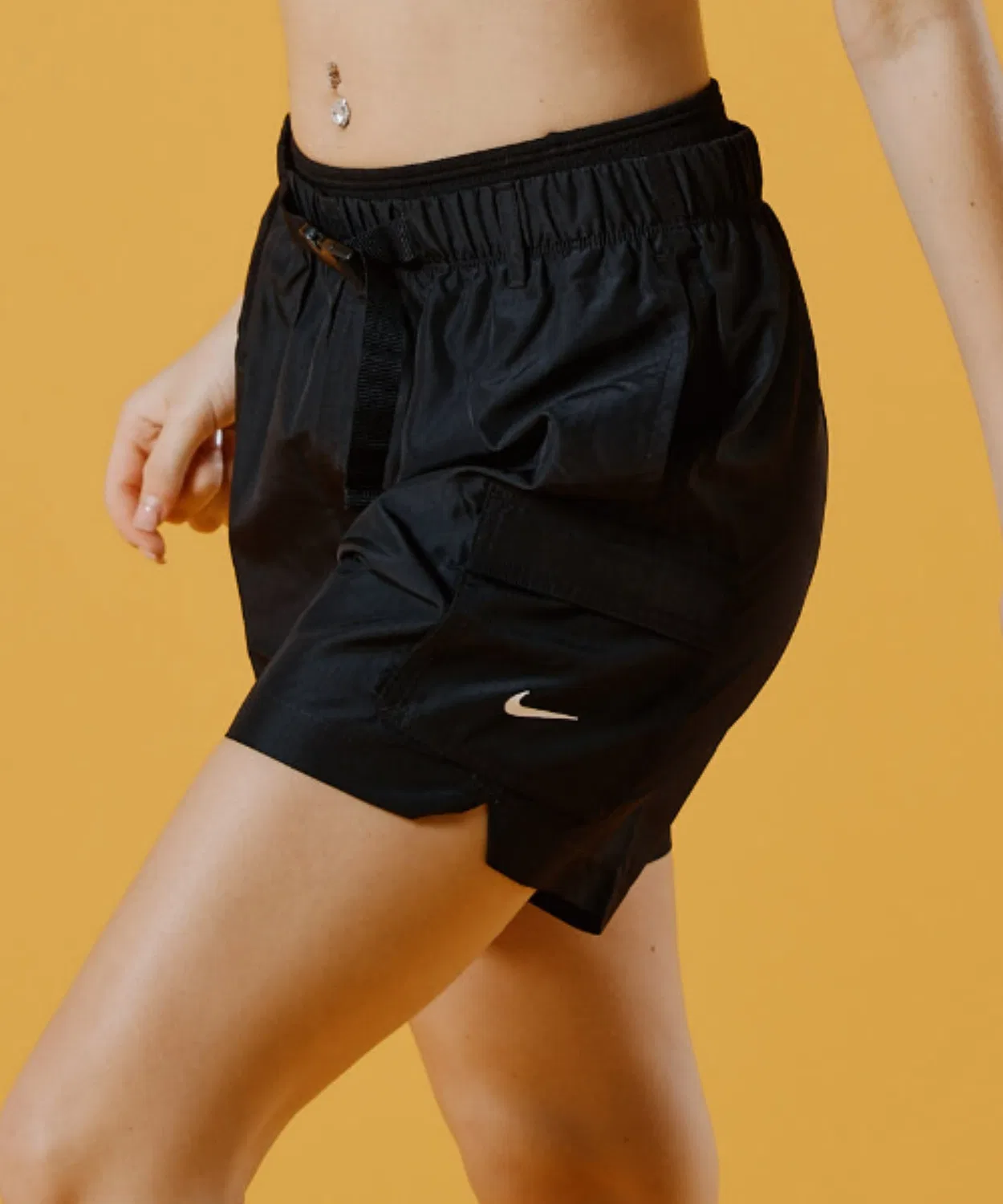 Шорты-карго для плавания Nike, черные