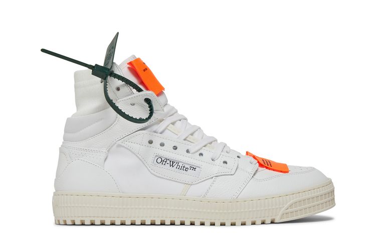 

Кроссовки Off-White Off-Court 3.0 High 'White Orange', белый