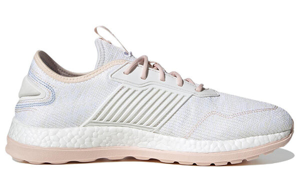 Кроссовки (WMNS) Adidas ZG Boost Running Shoes 'White Pink', белый — фото 2