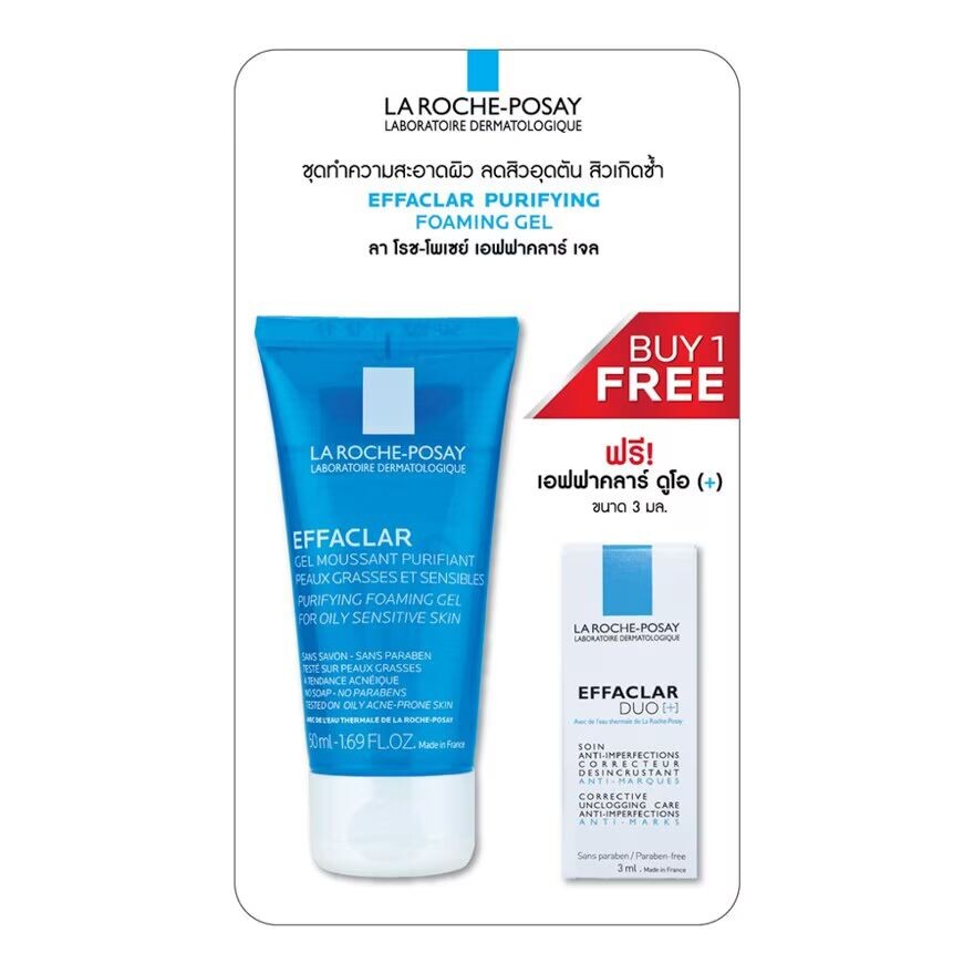 

Laroche-Posay ЭФФАКЛАР ГЕЛЬ 50МЛ. БЕЗ БЛИССТЕРОВ EFFACLAR DUO[+] 3МЛ, White