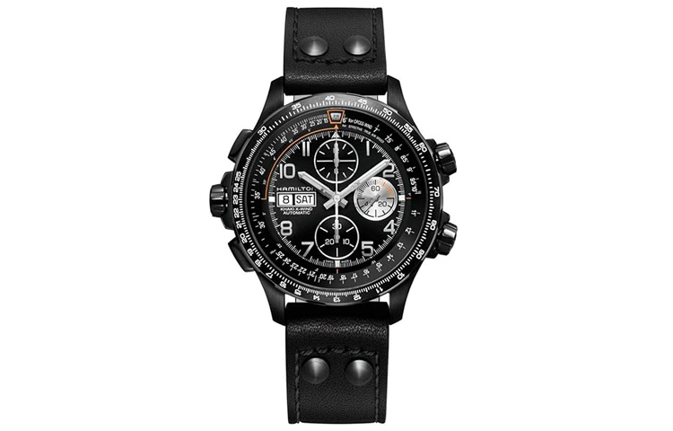 

Hamilton Часы Khaki Aviation X Wind Auto Chrono H77736733, Black Dial
