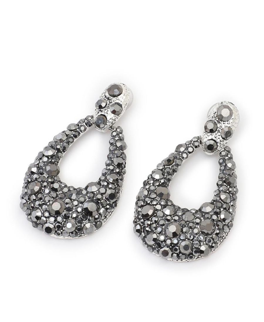 

Женские серебряные серьги-подвески в форме капли с декором SOHI, Silver