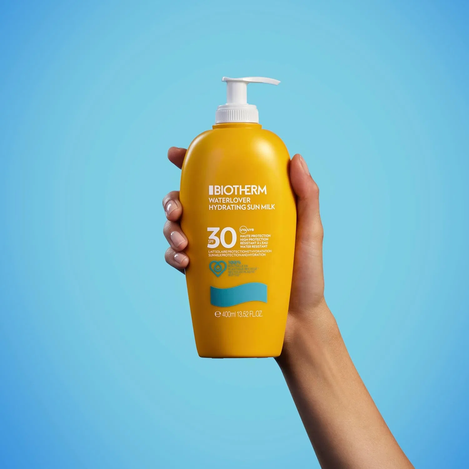 Солнцезащитный лосьон для тела Biotherm Lait Solaire Hydratant SPF 30 400 мл Biotherm — фото 3