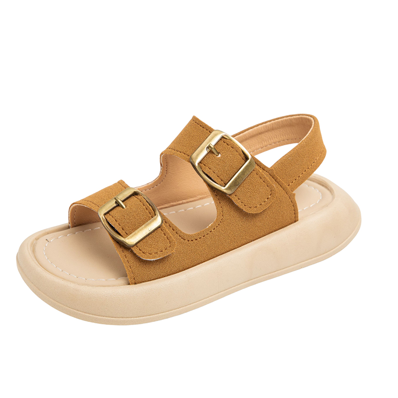 

Детские сандалии с низким верхом, нескользящие, износостойкие, дышащие FIRS Kids, коричневый