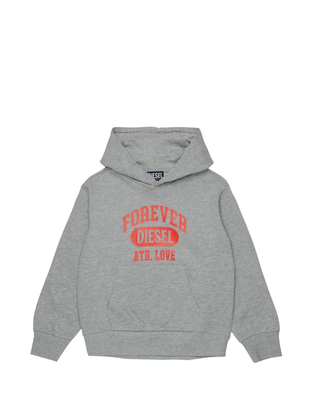 Худи с принтом Diesel Kids, серый