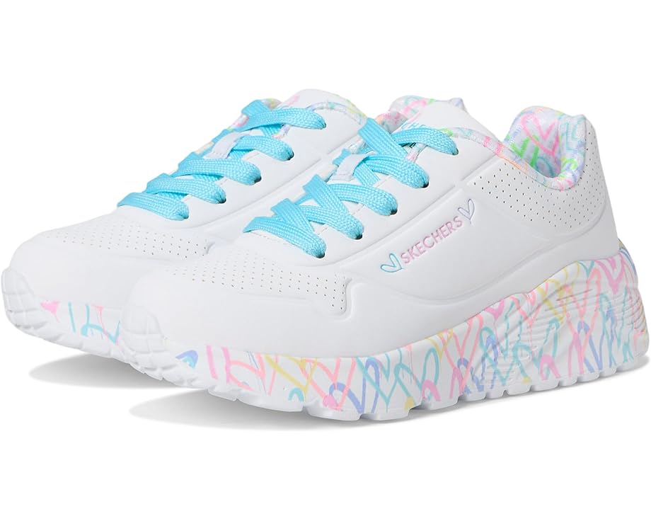 

Кроссовки SKECHERS KIDS Uno Lite - Lovely Luv 314976L, цвет White/Pink/Turquoise