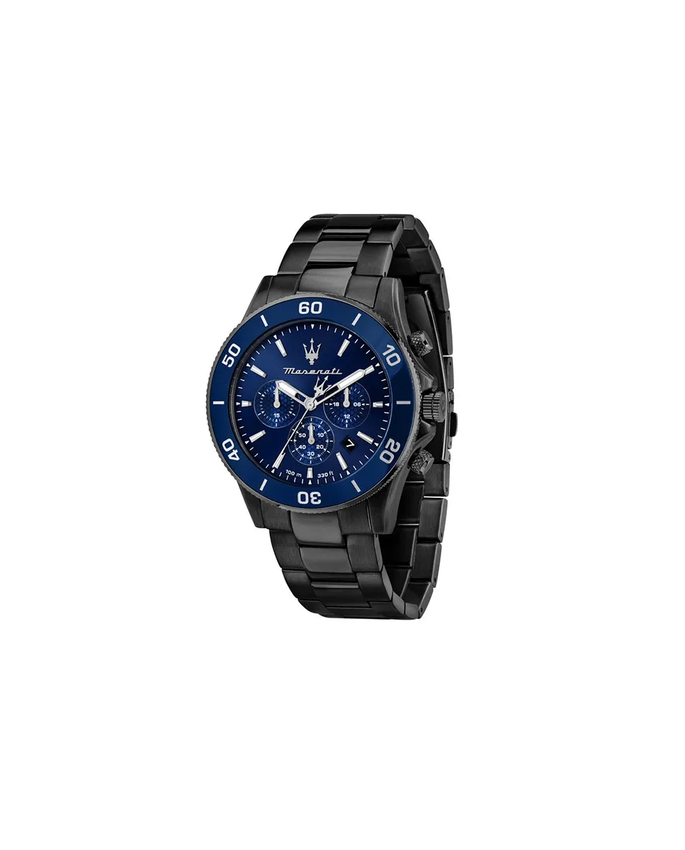 

Мужские часы Stile R8873600005 из стали с черным ремешком Maserati, черный
