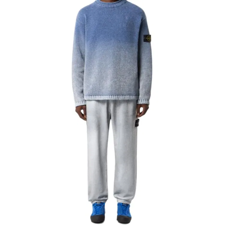 Брюки patch STONE ISLAND, Sky Blue — фото 4