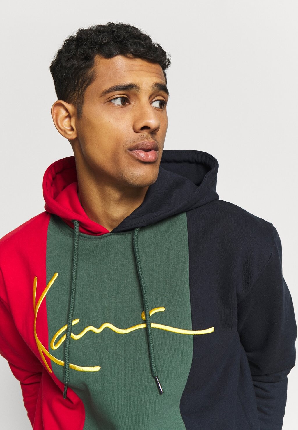 

Толстовка с капюшоном SIGNATURE BLOCK HOODIE Karl Kani, синий
