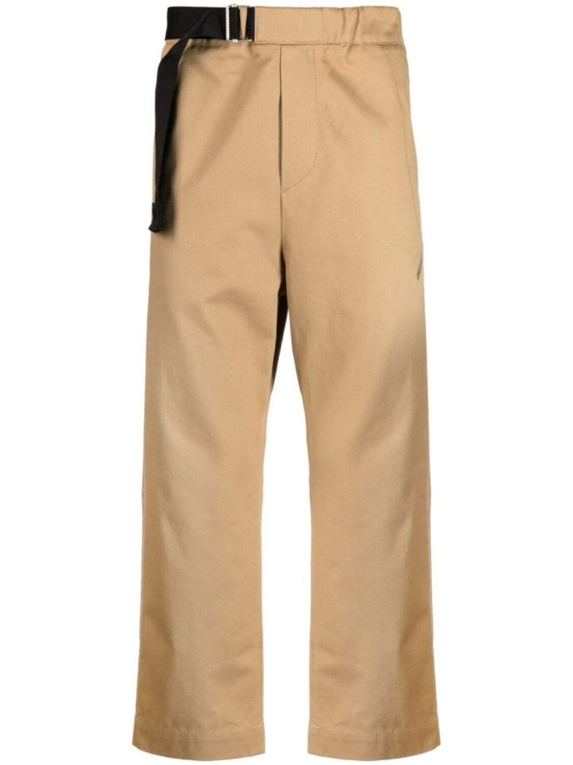 

OAMC Regs tappered-leg cropped trousers, коричневый