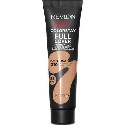 

Revlon ColorStay Полное покрытие Стойкая матовая основа Устойчивая к нагреванию и поту легкая основа для макияжа 30 мл 310 Теплый золотой