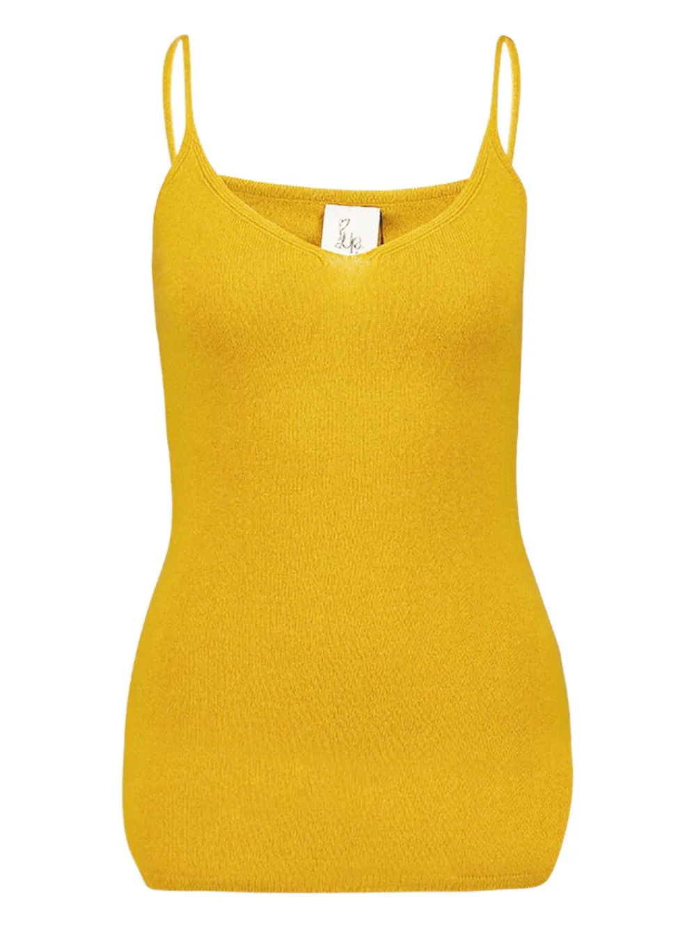 

Топ на тонких бретелях Paula, желтый