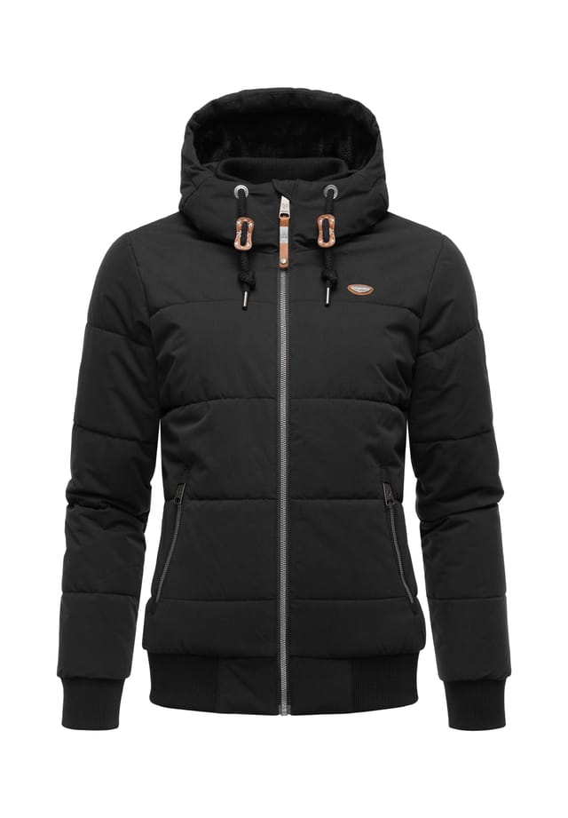 

Зимняя куртка nuggys solid Ragwear, черный