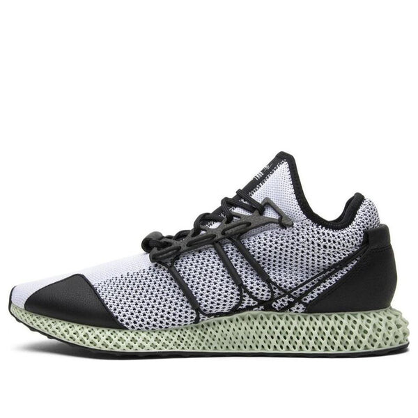 

Кроссовки y-3 runner 4d 'black white' Adidas, черный