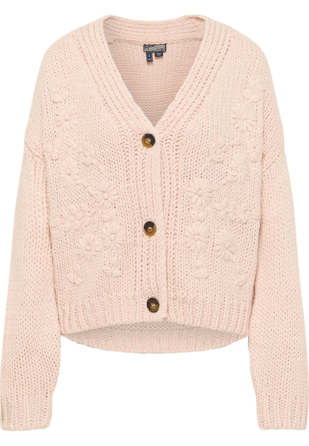 

Толстовка DreiMaster Strickjacke Mit Knöpfen, цвет Hellrosa