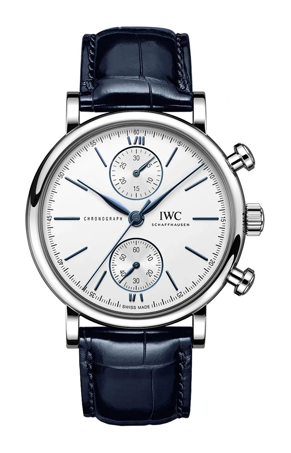 ПОРТОФИНО ХРОНОГРАФ 39 - IW391407 IWC SCHAFFHAUSEN, серебряный