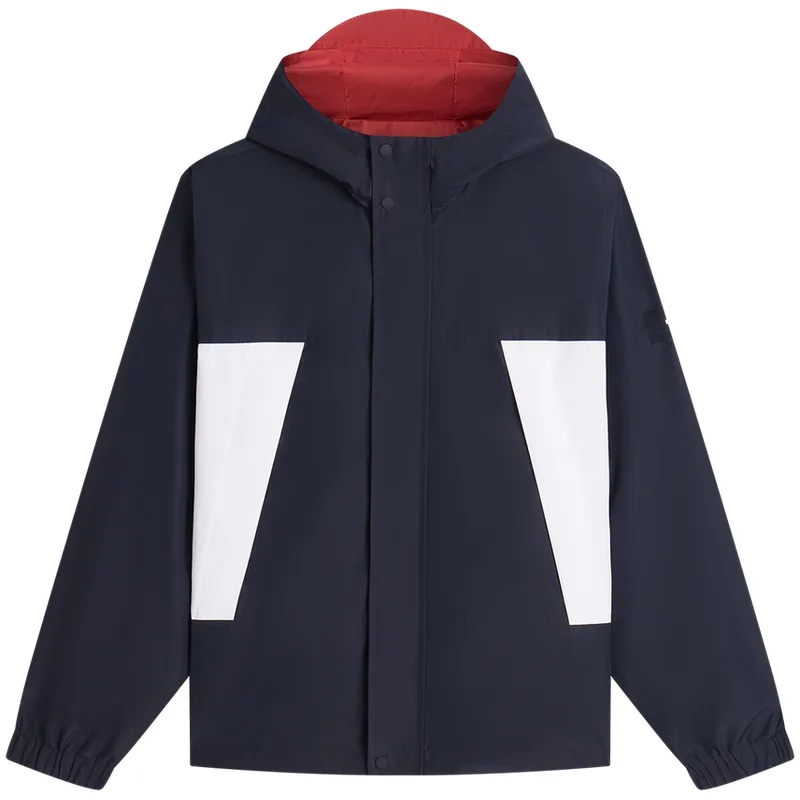 Tommy Hilfiger Куртка мужская Navy Blue & Red & White/Red DW5 с капюшоном