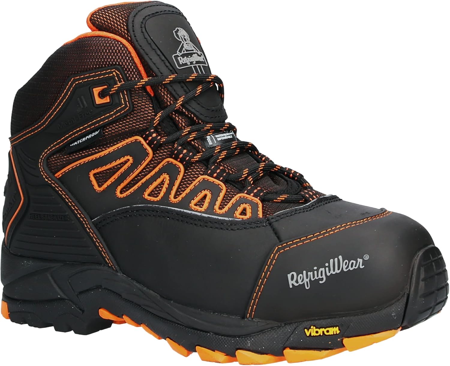 Мужские ботинки RefrigiWear PolarForce Hiker, утепленные ботинки, комфорт при -30F, черный