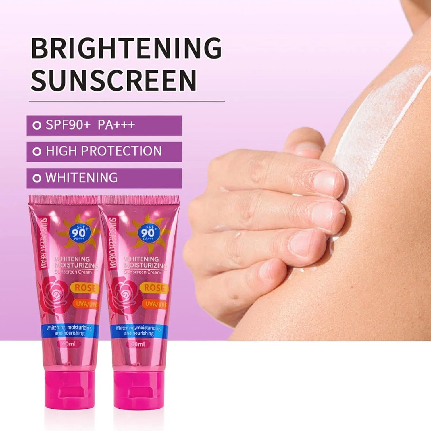 Гель для умывания увлажняющий матирующий с SPF, Generic, 74 г, горячий розовый — фото 2