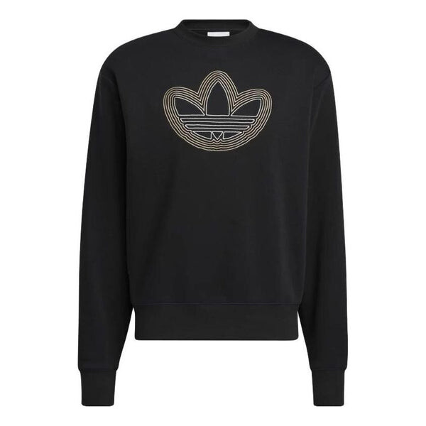 

Толстовка Adidas OAC Trefoil Crew Sweatshirt 'Black', черный