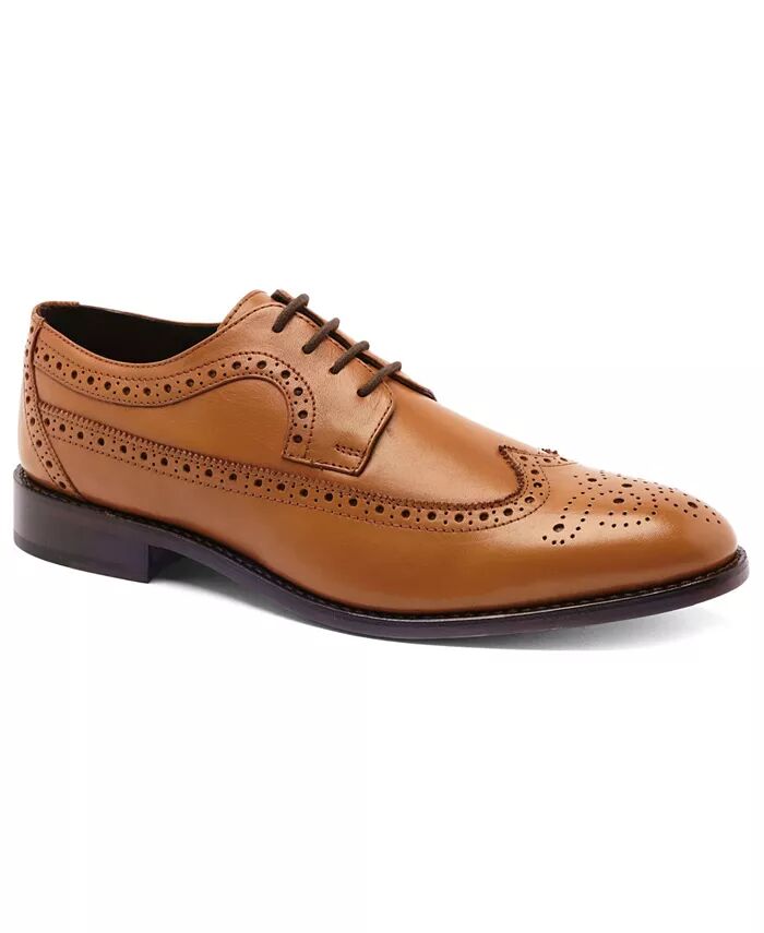 

Мужские кожаные туфли Regan Wingtip на шнуровке Anthony Veer, коричневый