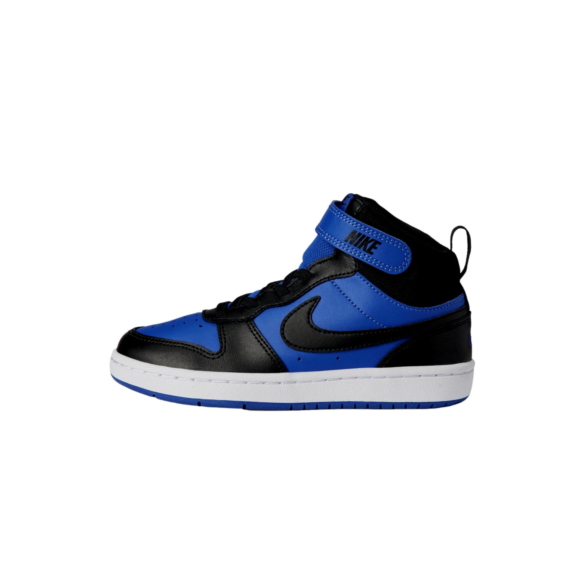 

Кроссовки Nike Court Borough Mid 2 Game Royal / черно-белые CD7783-404 для дошкольников Nike, синий