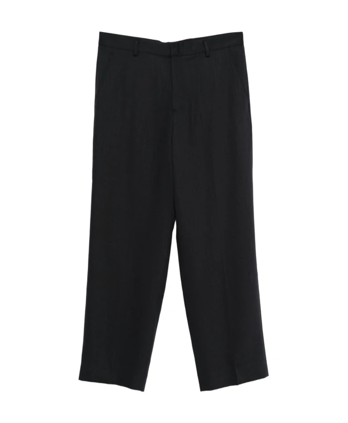 

Синие шерстяно-кашемировые брюки с карманами Costumein, синий