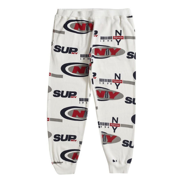 

Брюки fw18 ny waffle thermal pant white Supreme, белый