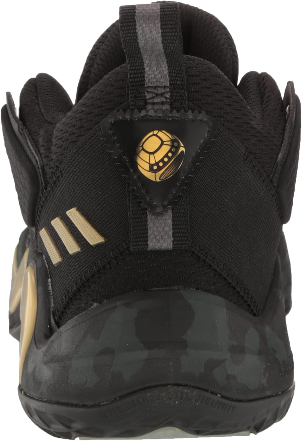 Детские кроссовки Adidas унисекс Don, выпуск 3, черный/серый/золотой — фото 3