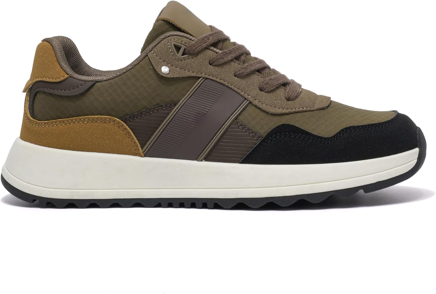 

Мужские кроссовки для спорта, черные сетчатые беговые туфли с белой подошвой, повседневные спортивные туфли для ходьбы Generic