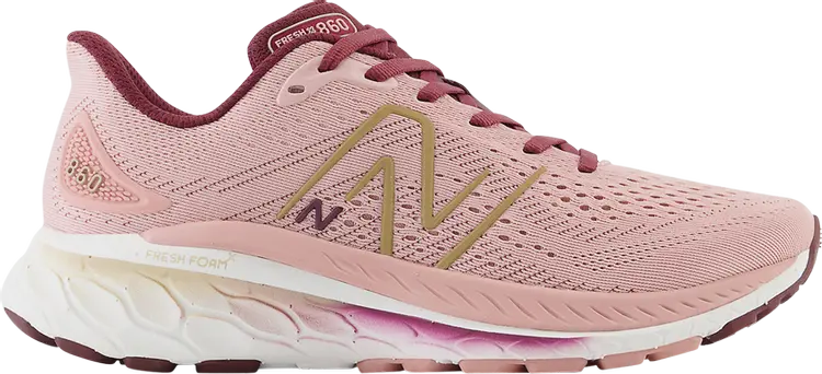 Кроссовки Wmns Fresh Foam X 860v13 Wide 'Pink Moon Burgundy', розовый