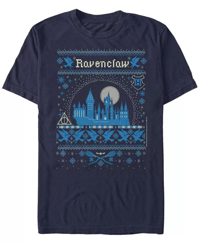 

Мужская футболка Ravenclaw Sweater с короткими рукавами и круглым вырезом Fifth Sun, синий