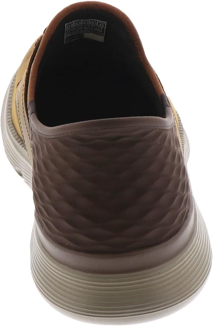 Мужские кроссовки Skechers USA Garza - Gervin с плоским носком и шнуровкой-резинкой — фото 3