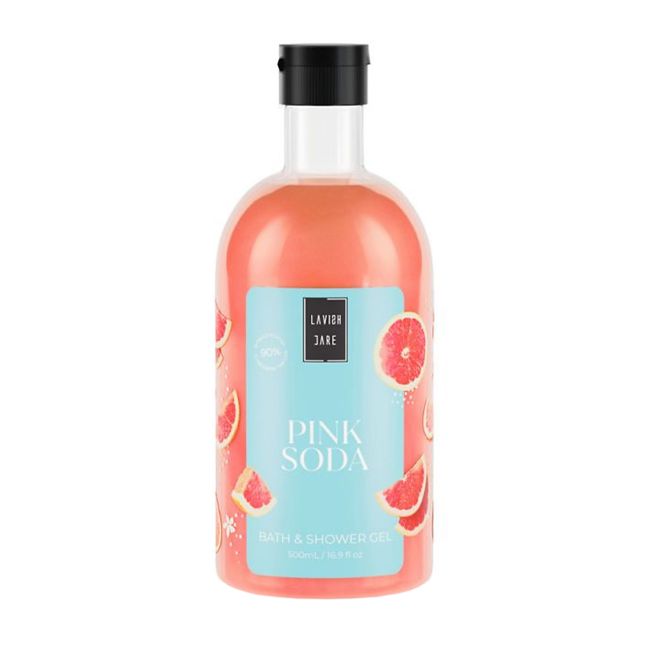 

Гель для душа и ванны Lavish jar pink с содой Lavish Care, 500 мл