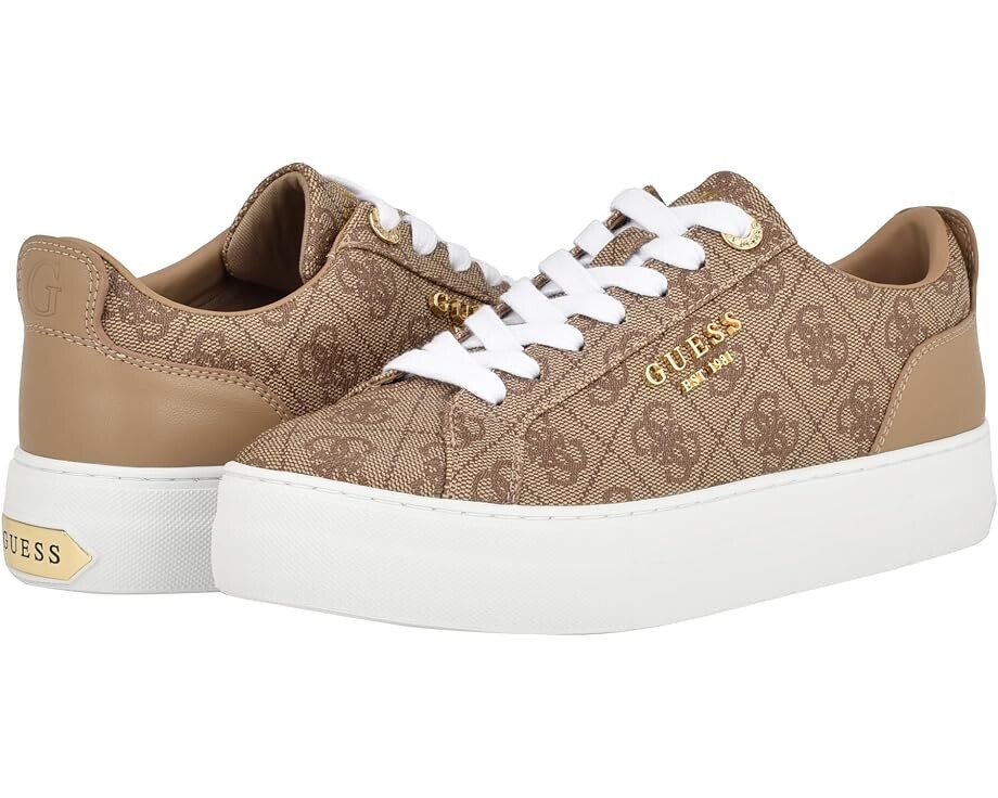 

Кроссовки GUESS Genza, цвет Light Natural Multi