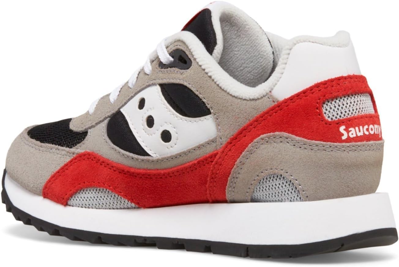 Кроссовки Saucony unisex-child Shadow 6000, черный/красный/серый — фото 4