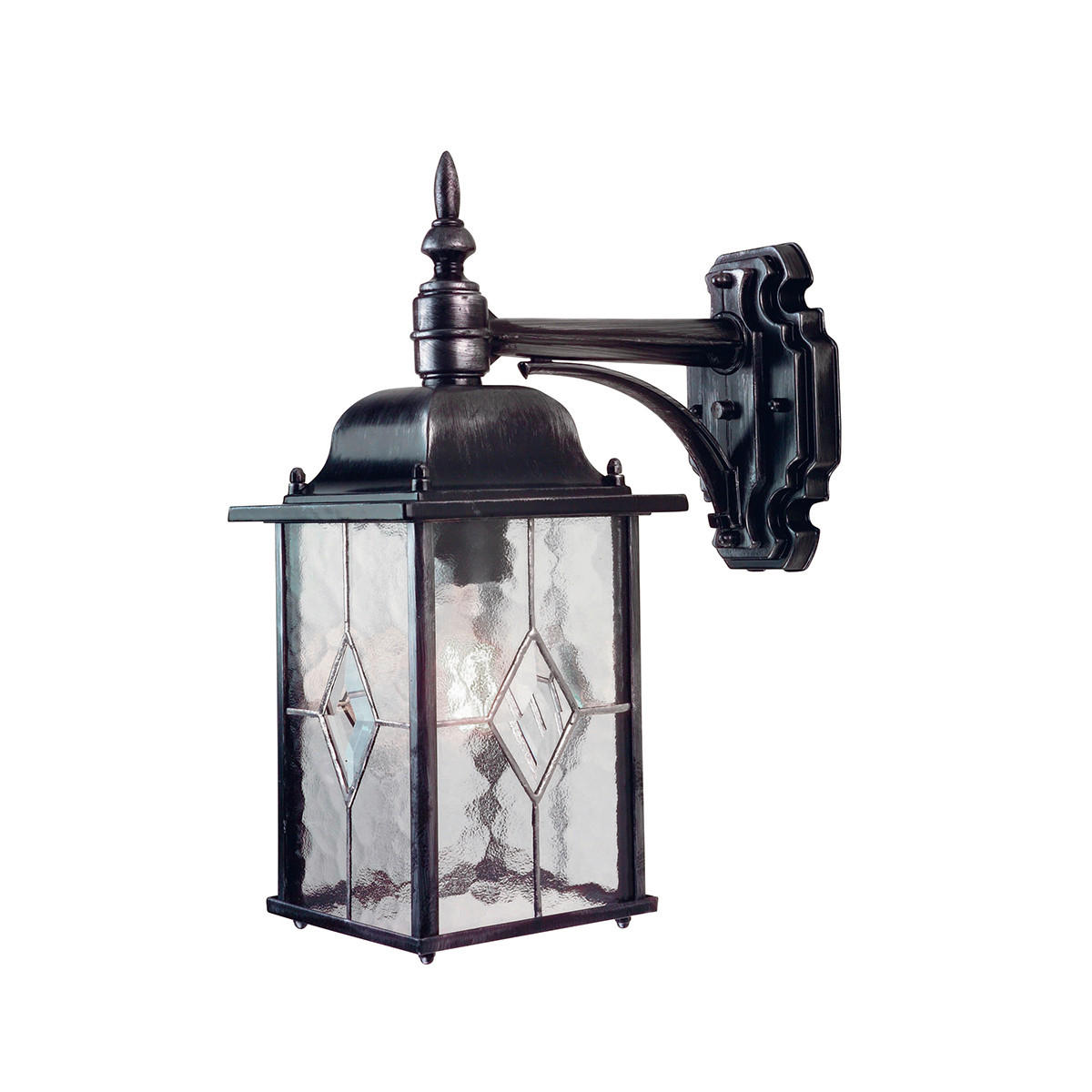 

Настенный светильник на улицу Elstead Lighting, 15,9x37x28,6 см, черный/серебристый