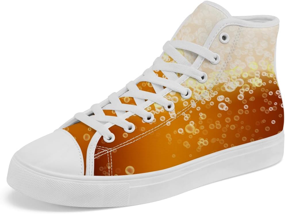 

Кеды Chebing Beer High Top на шнуровке, повседневная обувь на высоком ходу для мужчин и женщин, 612 Brown